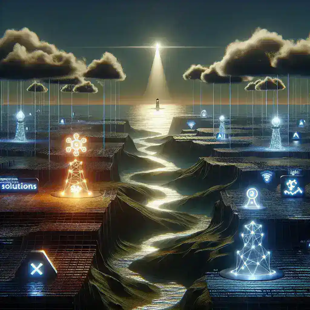 "Infographic showcasing the top platforms for AI-assisted threat hunting, highlighting advanced cybersecurity solutions and features for enhanced protection against cyber threats."