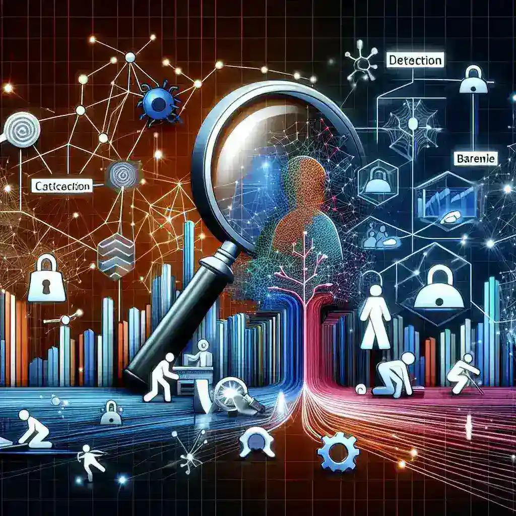 "Infographic illustrating advanced tools for web crawler detection and traffic classification, featuring key methodologies, technologies, and best practices used in analyzing web traffic in digital marketing."