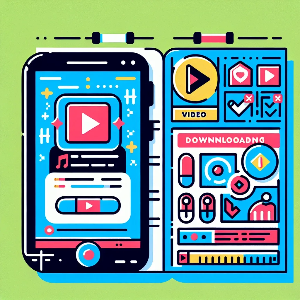 "Person using a TikTok video downloader app on a smartphone to save their favorite TikTok content effortlessly, showcasing the ease of accessing and downloading videos."