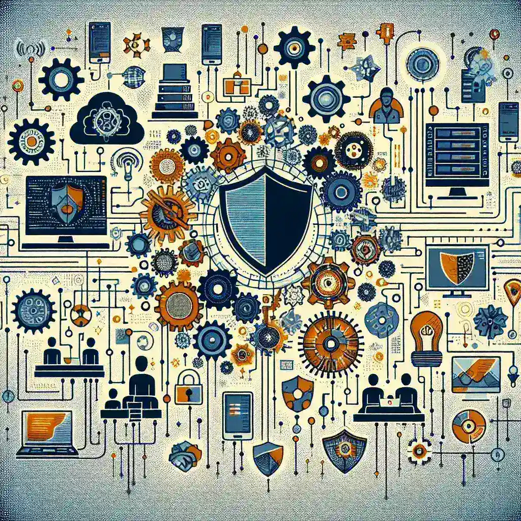 "Visual representation of essential tools and technologies for building resilient distributed job schedulers, showcasing various software logos, architecture diagrams, and workflow management interfaces."